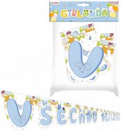 Girlanda Vechno nejlep party dekorace zvsn 215cm chlapeck