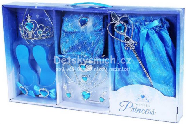 KARNEVAL Sada zimn princezna modr 8ks v krabici *KARNEVALOV D - Kliknutm na obrzek zavete