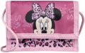 Dětská peněženka překlápěcí myška Minnie Mouse na suchý zip se š
