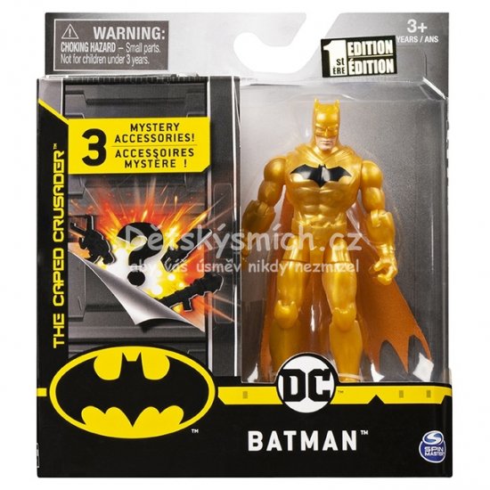 SPIN MASTER Batman zlat figurka akn hrdina 10cm set - Kliknutm na obrzek zavete