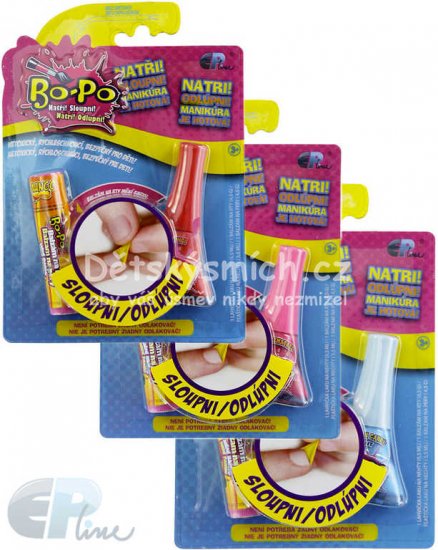 EP line BO-PO Sada lak na nehty + balzm na rty 5 druh na kart - Kliknutm na obrzek zavete