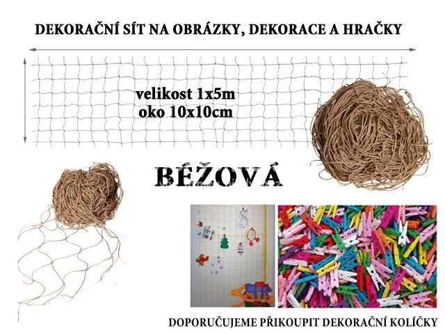 Bov dekoran s na zavovn 5x1m oko 10x10cm - Kliknutm na obrzek zavete