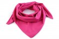 Bavlněný šátek - barva sytě růžová