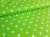 Bavlnn ltka metr - Neonov zelen bl puntk 7mm
