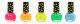 MAKE IT REAL Dtsk laky na nehty svtc ve tm neon set 5ks 25