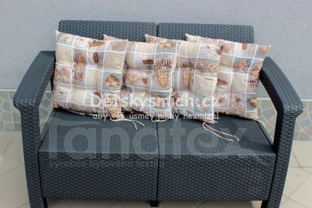 Sedk de luxe hnd srdce - Kliknutm na obrzek zavete