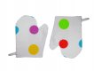 SADA 2ks dětská chňapka - barevné puntíky