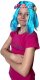 KARNEVAL paruka dětská Lollipopz Anet modrá umělé vlasy