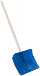 Dtsk lopata hrablo na snh dlka 87cm modr plast/devo