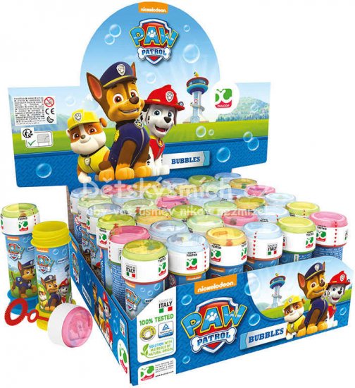 Bublifuk Tlapkov patrola (Paw Patrol) 60ml dtsk bublifukova - Kliknutm na obrzek zavete