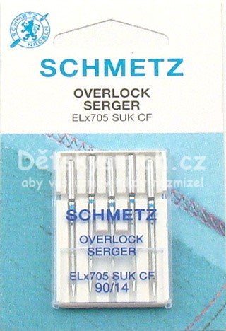 Coverlockov jehly SCHMETZ ELx705 SUK CF 90 - Kliknutm na obrzek zavete