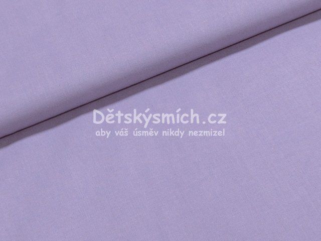 Metr bavlna e 240 cm - svtle fialov lila - Kliknutm na obrzek zavete