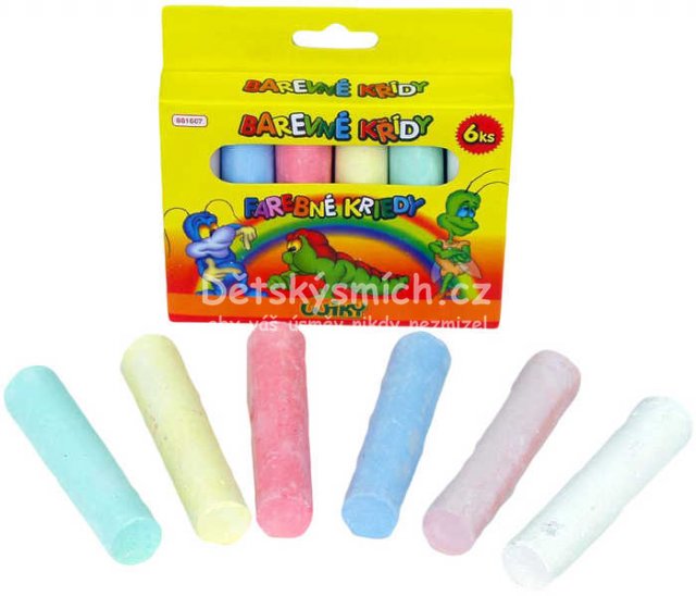 Kdy chodnkov barevn kulat Set 6ks 6 barev v krabice na ch - Kliknutm na obrzek zavete