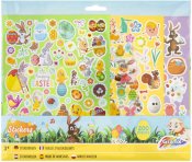 GRAFIX Samolepky Velikonon 4 archy 200ks Velikonoce