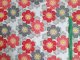 Povlak na polštář Květy červené/šedé 40x40cm