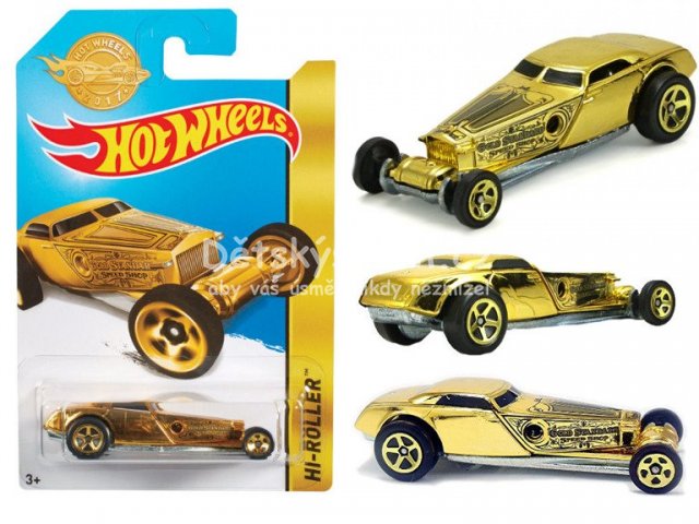 Hot Wheels speciln edice zlat anglik Hi-Roller - Kliknutm na obrzek zavete