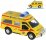 Auto zchrani 19cm ambulance na setrvank lut sanitka v kra