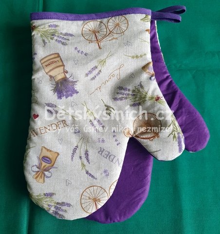 Lemovan kuchysk chapky - levandule - Kliknutm na obrzek zavete