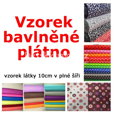 Vzorek - bavlnn pltno - Kliknutm na obrzek zavete