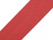 Šikmý proužek bavlněný 20mm - červená