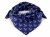 Motorkářský bavlněný šátek modrý s kotvičkami