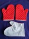 Kuchysk chapky s teflonem erven, ern puntk 8m