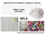 Bl dekoran s na zavovn 4x1,2m oko 5x5cm