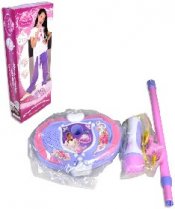 Mikrofon dtsk pro holky na baterie se stojanem PLAST