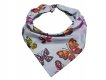 Trendy dámský bavlněný šátek - Motýli