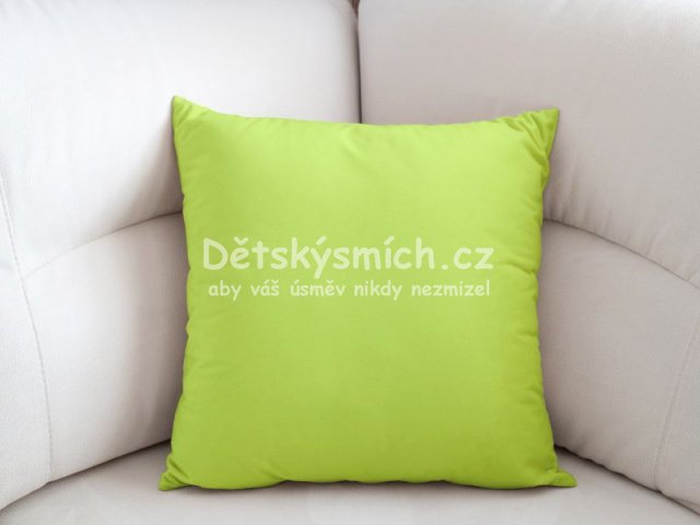 Bavlnn povlak na polt - neonov lutozelen - Kliknutm na obrzek zavete