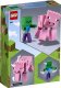 LEGO MINECRAFT Velk figurka Prase a mal zombie 21157 STAVEBNIC