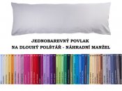 Bavlnn povlak na polt 50x150cm - jednobarevn