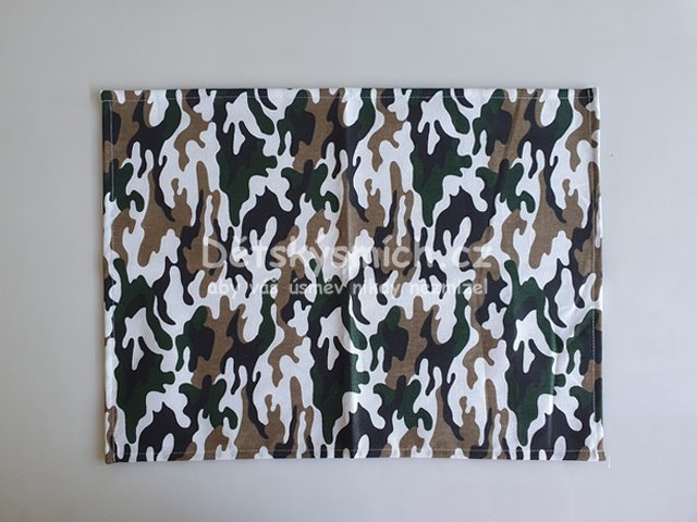 Ltkov ubrousek pod svainu Maskov vzor, bl - Kliknutm na obrzek zavete