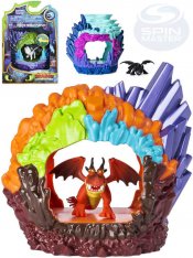 SPIN MASTER Jak vycviit draka 3 set jeskyn s drakem na baterie