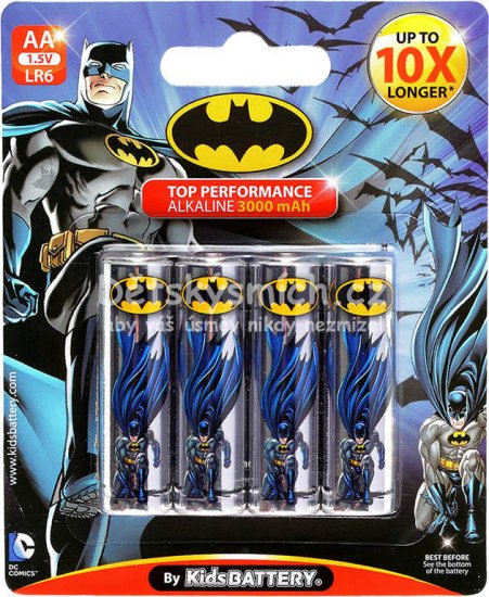 Baterie Batman AA (LR6) Alkaline 1,5V set 4ks na kart - Kliknutm na obrzek zavete