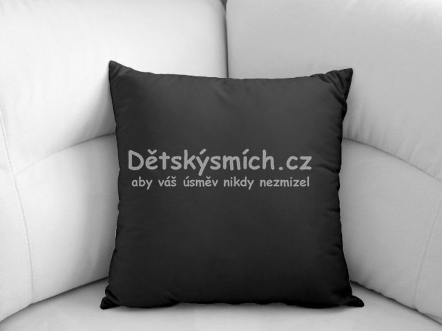 Bavlnn povlak na polt - tmav ed antracit - Kliknutm na obrzek zavete