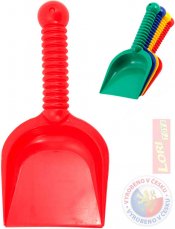LORI 201 Lopatka na psek 21cm 4 barvy plast