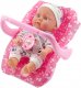 Baby set panenka miminko s nosítkem tvrdé tělíčko různé druhy