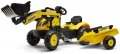 FALK Set baby traktor Komatsu lapac eln naklada s pvsem