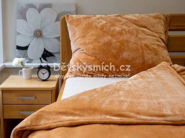 Mikroflanelov povleen - medov - Kliknutm na obrzek zavete