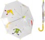 Deštník dětský Průhledný s obrázky 66 cm Kouzelná školka