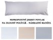 Nepropustn jersey povlak na dlouh polt 50x150cm