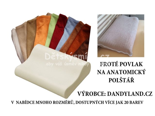 Frot povlak na anatomick polt 70x45x10cm - Kliknutm na obrzek zavete