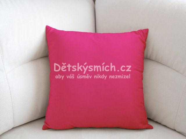 Bavlnn povlak na polt - tmav malinov - Kliknutm na obrzek zavete