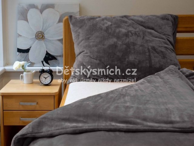 Mikroflanelov povleen - tmav ed - Kliknutm na obrzek zavete