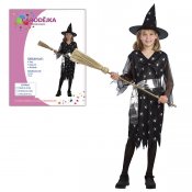 KARNEVAL aty ARODJKA STBRN vel. S (110-120 cm) 4-6 let KOS