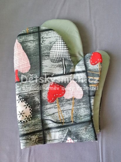 Kuchysk chapky s teflonem Retro styl - Kliknutm na obrzek zavete