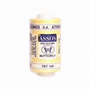 Polyesterov nit Assos 1000m - svtle lut