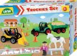 LENA Baby Truckies Farma set 2 pracovn vozidla s figurkami a do