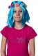 KARNEVAL paruka dětská Lollipopz Anet modrá umělé vlasy
